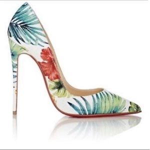 Christian Louboutin So Kate Hawaii Floral Pumps